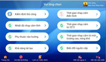 Thiết bị kiểm định đầu báo nhiệt